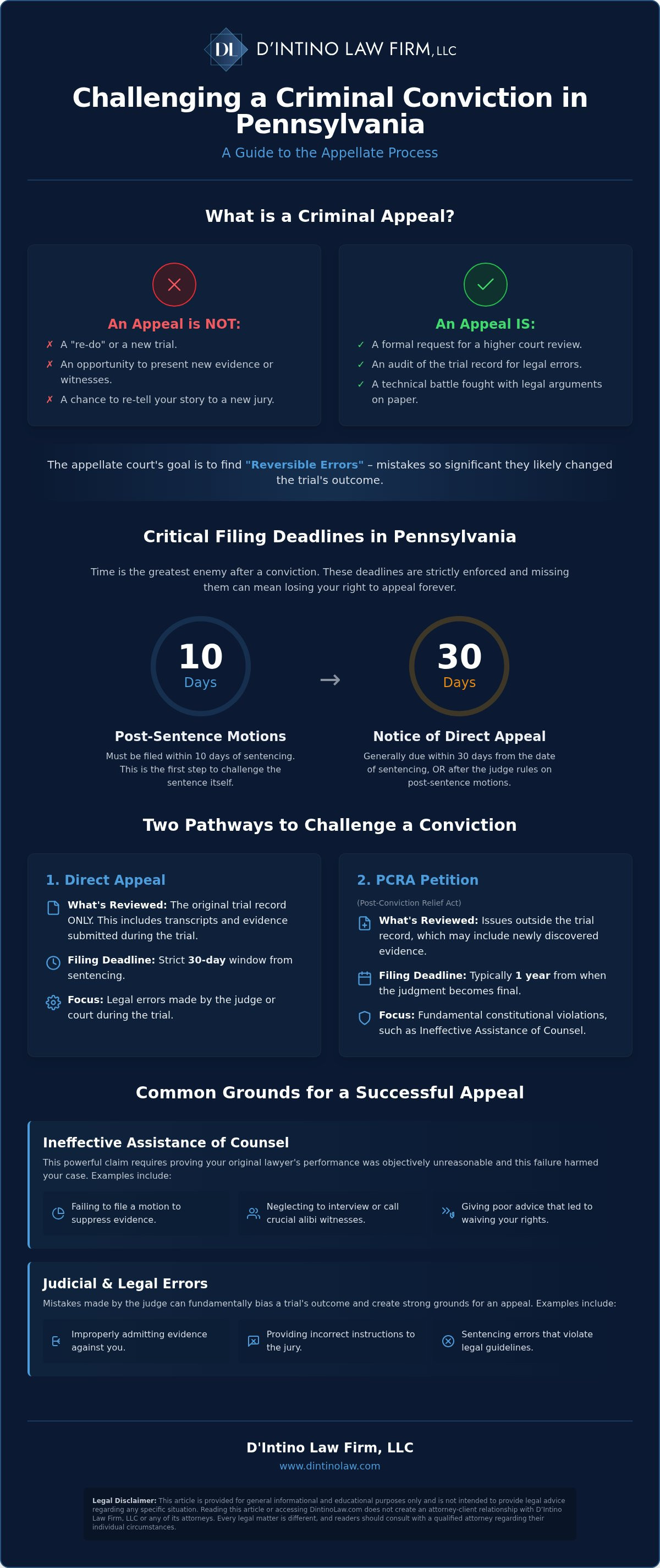 Criminal Appeals Lawyer Pennsylvania: A Guide to Challenging a Conviction